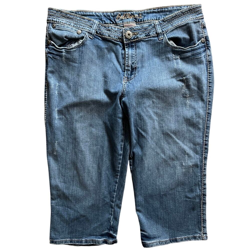 Bubblegum Jeans Women’s 22 Capri Blue Western Y2K